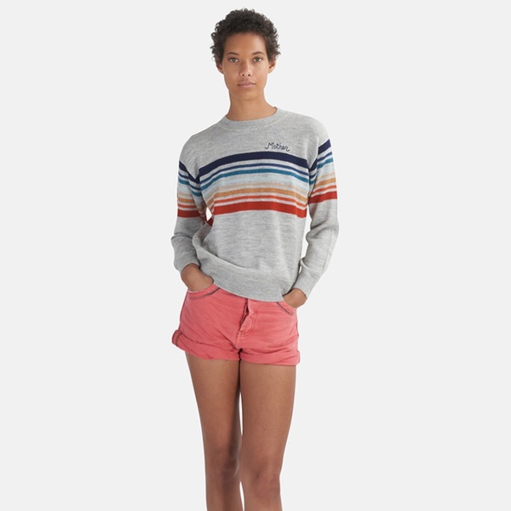 NWT!!! MOTHER Striped Jumper On the Edge of Golden